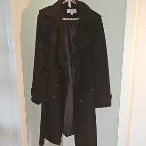 Calvin Klein Black Trench Coat